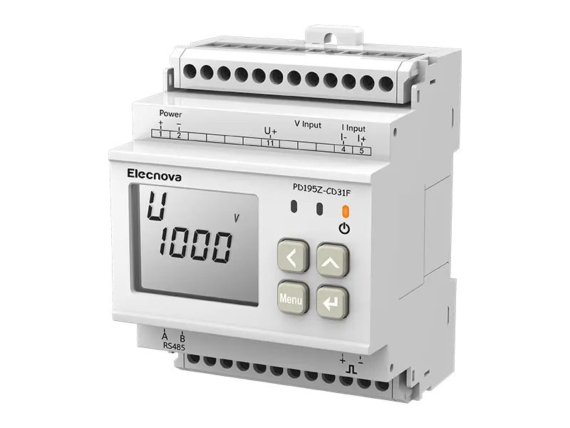 PD195Z-CD31F DC DIN-Schiene montiertes Energie messgerät für EV-Ladegerät