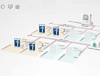 Lösung für das Überwachungs system von Brandschutz türen in intelligenten Gebäuden von Elecnova